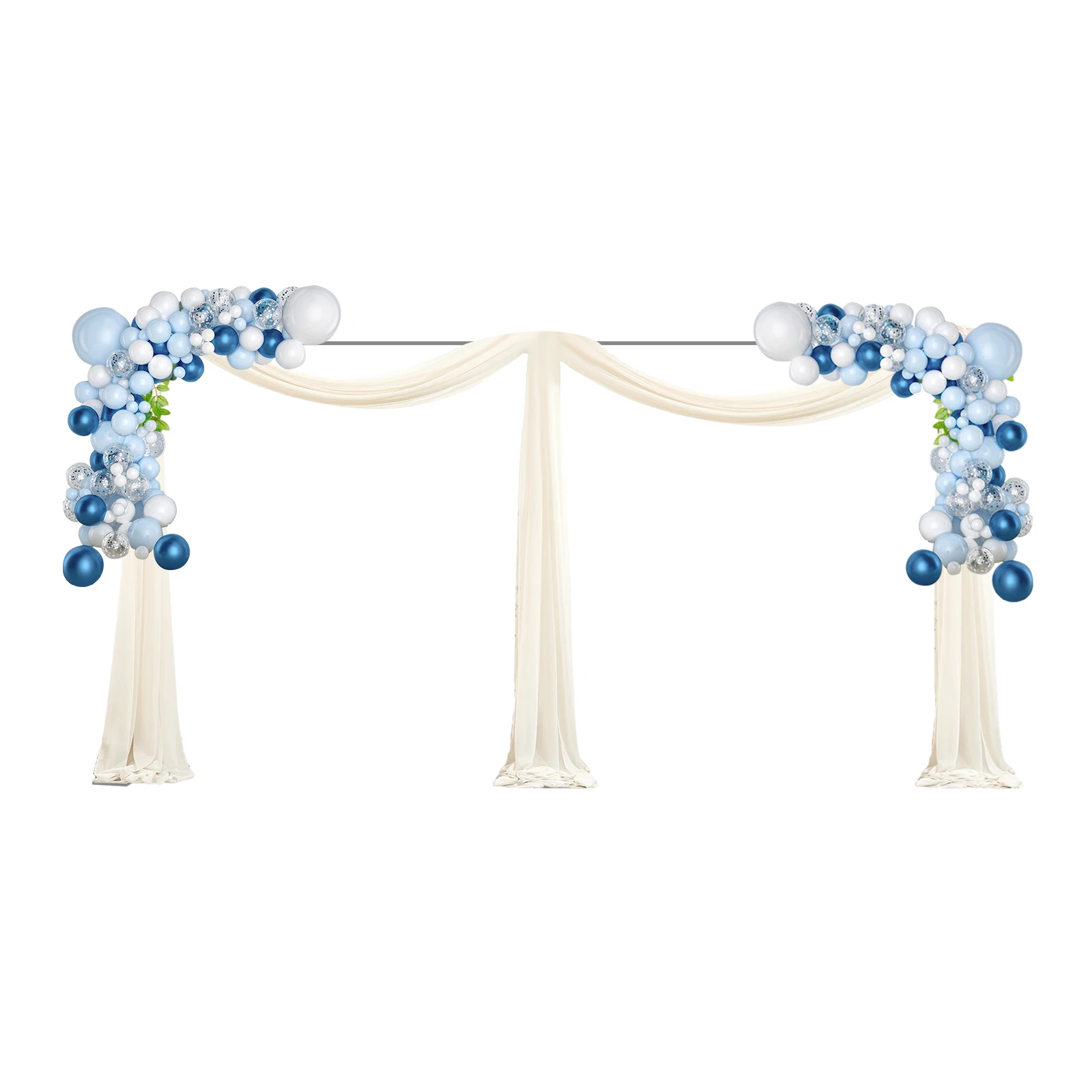 Kit de support de toile de fond de mariage 3mx6m, support de scène rectangulaire en forme d'arche, support de toile de fond pour banquets et événements