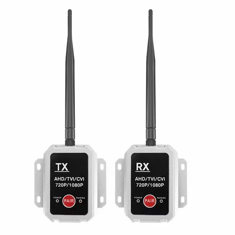 

Wireless Transceiver AHD Wireless Transmitter/Receiver for Up to 1080P Wired Truck Camera Transmitter US Plug