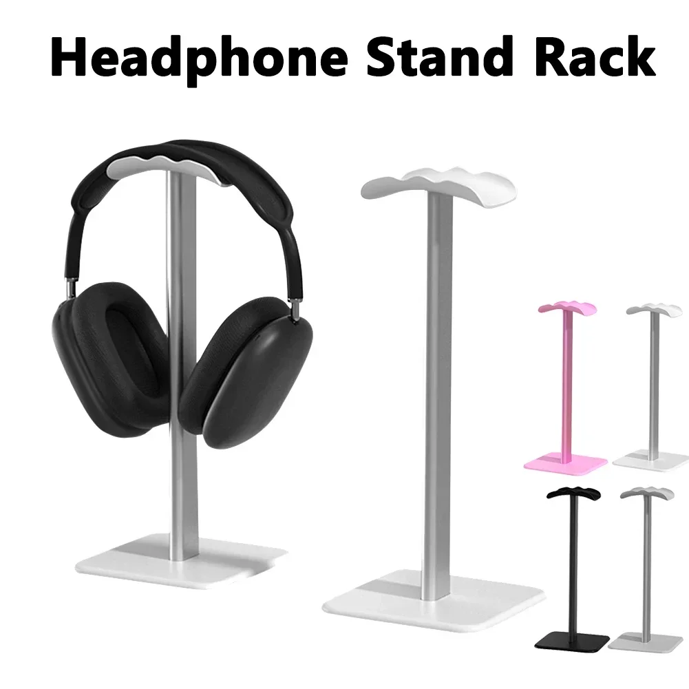 

Headphone Stand Hanger Non-Slip Stand Holder Rack Support Stable Aluminum Alloy Curved Support PC Gamer Earphone Accessories