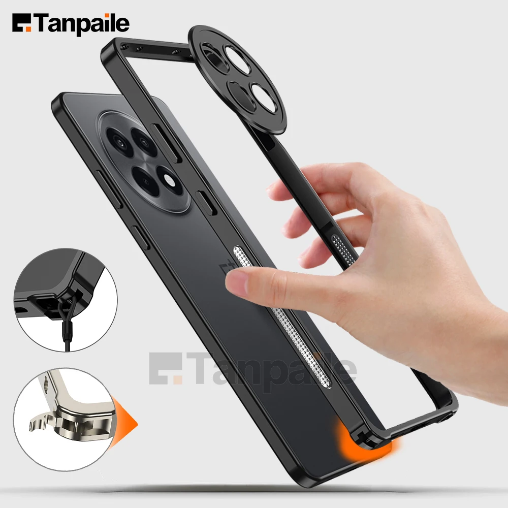 

for OnePlus ACE5 Pro Metal Frame Bumper Bare Machine Heat Dissipation Case for OnePlus 13R