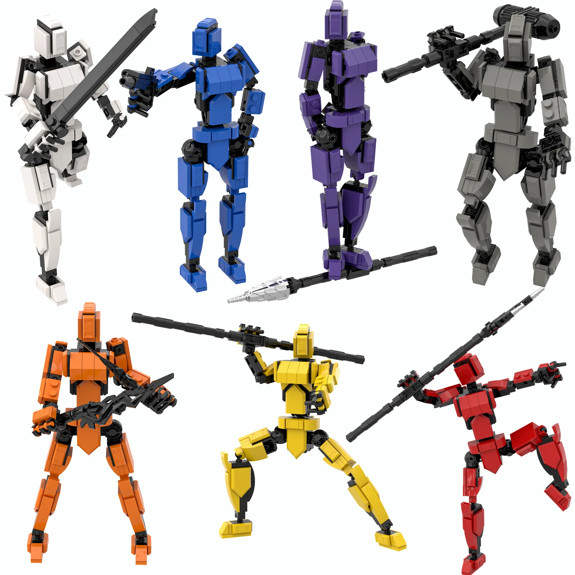 Multi-Jointed Movable Shapeshift Robot 3D Printed Mannequin Dummy Many Action Figures Gift Games Toy for Children Kids Girl Boy