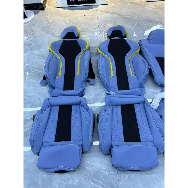 Hongsheng For F30 F80 F10 M3 M5 Upgrade Car Interior Accessories Sport Racing Bucket Seats Leather Cover and Sponge Seat