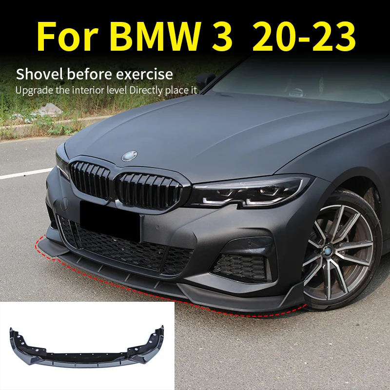 

For BMW 3 Series F30 320i 328i 330i 335i 2020-2023 Car Front Bumper Lip Spoiler Lower Air Vent Corner Side Splitter Cover