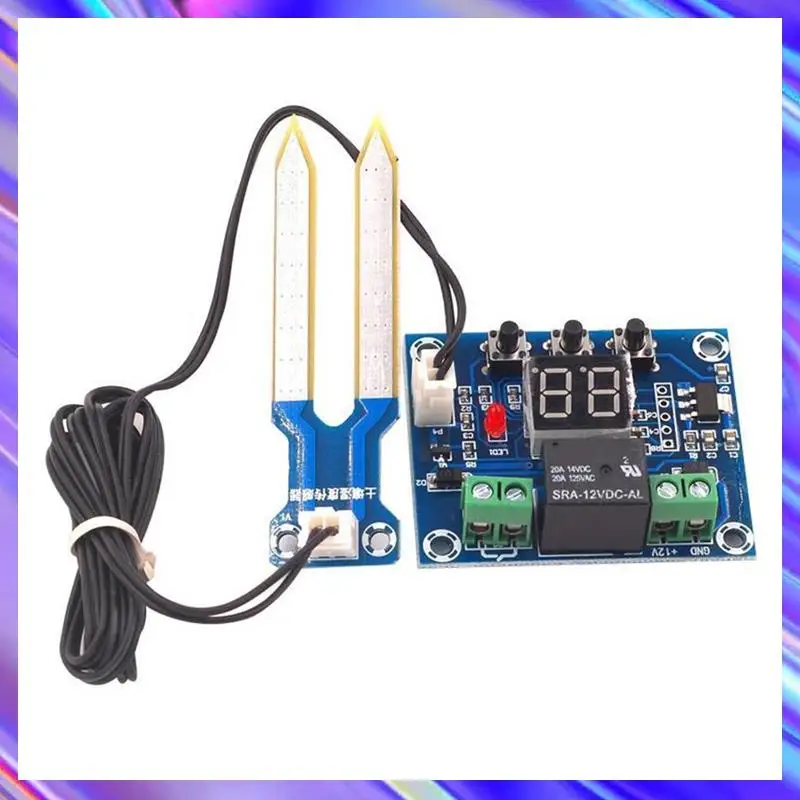 A98Z 5Pcs 12V Digital Auto Watering Module Soil Humidity Sensor Controller Soil Moisture Test Irrigation System Detector