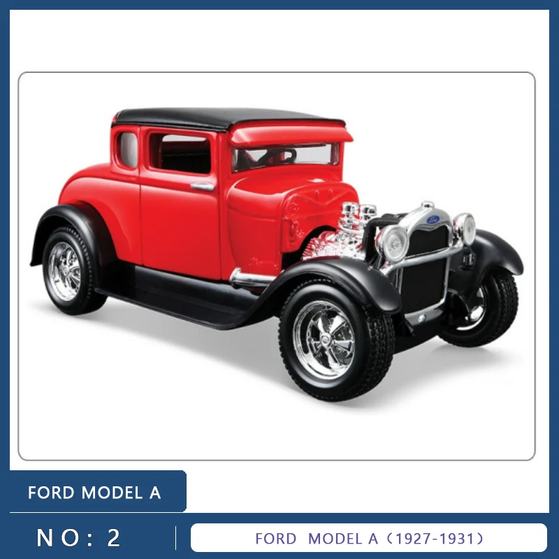 Maisto Ford Model A 1927-1931 Retro Classic Die Casting Model Edition Retro Alloy Advanced Car Toy Master Car Collection Gift