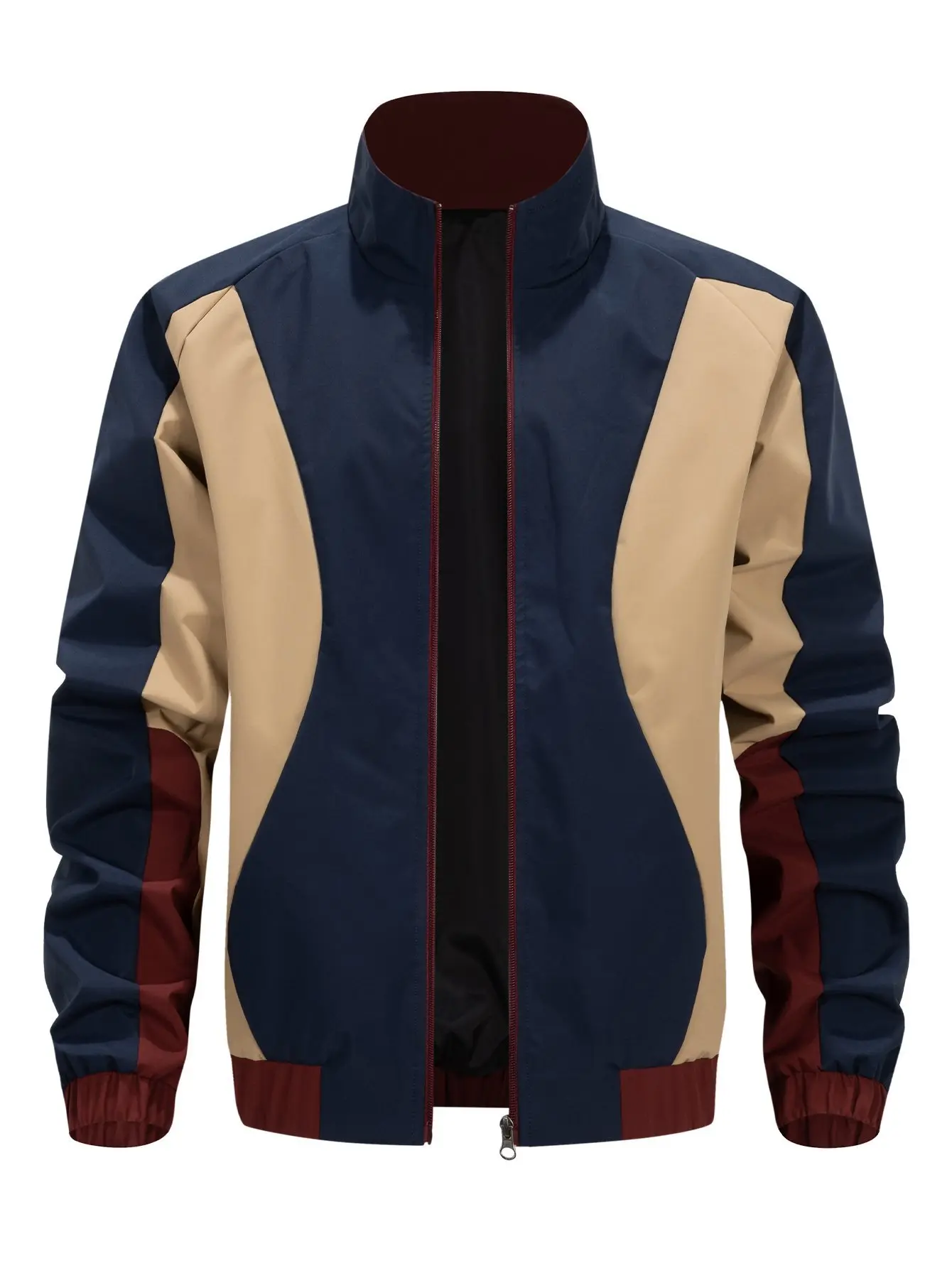 

Men's Sports Outdoor Casual Loose Versatile Trend Splicing Top Jacket Jacket Foreign Trade Men Jacket