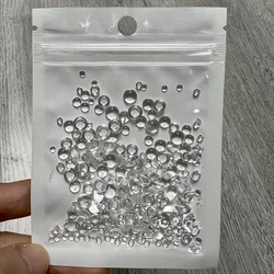 350 Uds. Adornos de gotas de agua en forma de gota de rocío transparente, simulación redonda, cuentas de resina en forma de gota de agua, adornos para álbum de recortes DIY