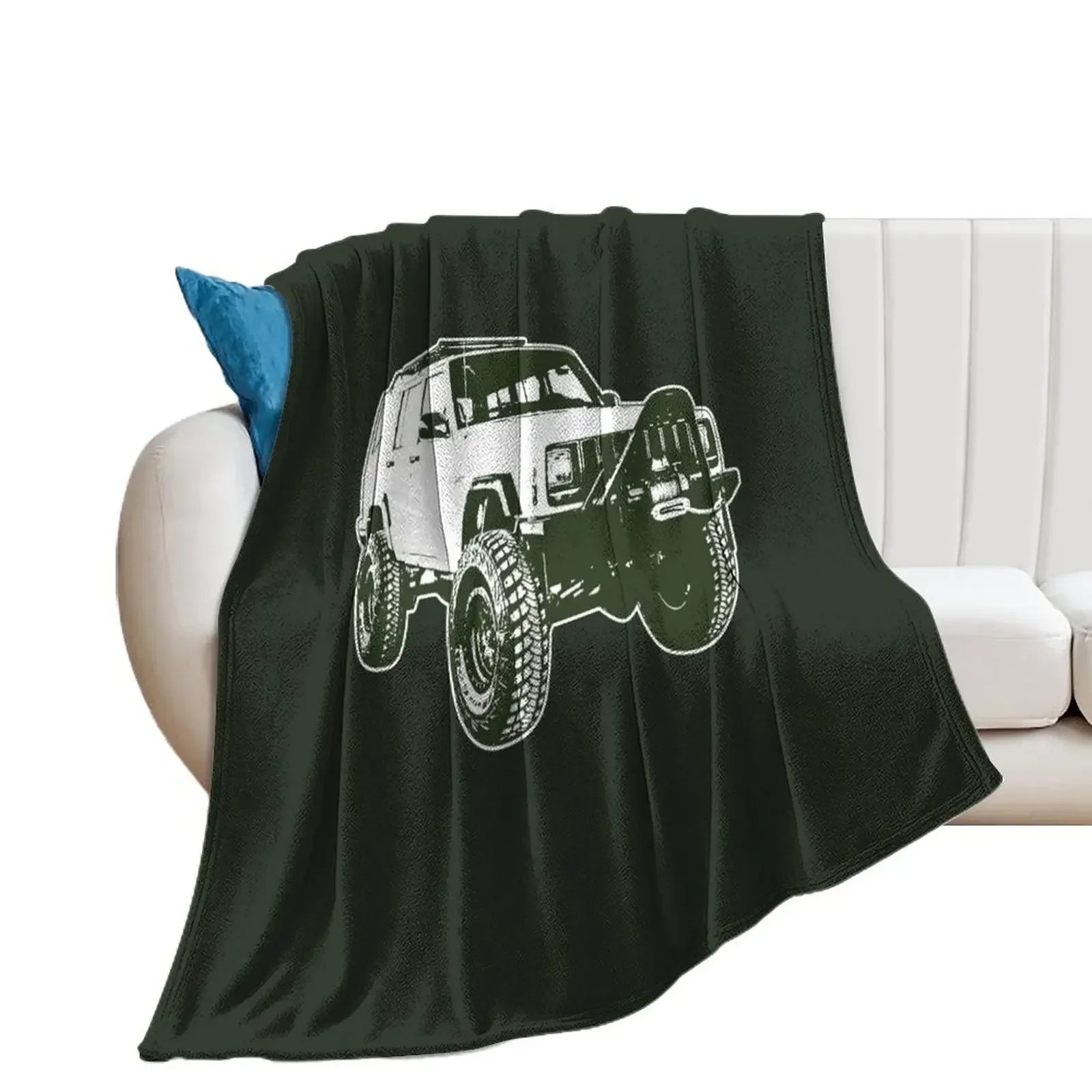 

Adventure Lifted XJ Sketch Throw Blanket for babies Furrys Blankets