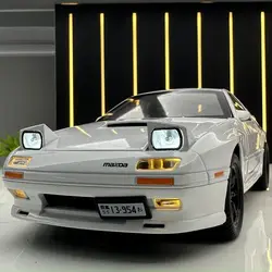 1:24 Mazda RX7 Legierung Sportwagen Modell Druckguss Metall Spielzeug Rennfahrzeuge Auto Modell Simulation Sound und Licht Kinderspiel zeug Geschenk