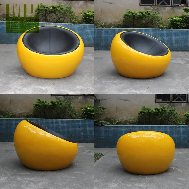 Customized Floor Hemisphere Chair Single Sofa Bubble  Moon Designer Tatami Lazy Living Room Furniture Muebles