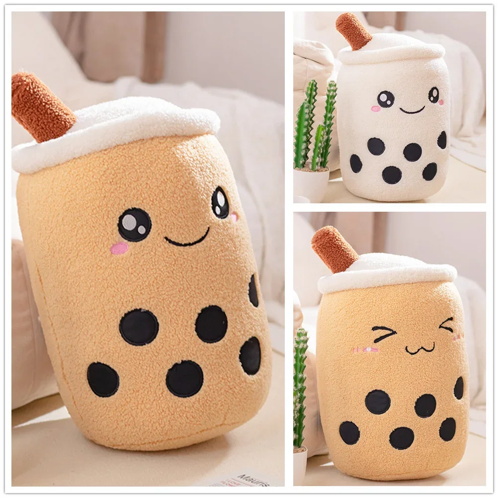 

Уникальная мягкая плюшевая игрушка Boba Milk Tea, плюшевая игрушка в форме фруктов, вкус чая с молоком, подушка для объятий, шарики, подушка для чая Boba, детская подушка