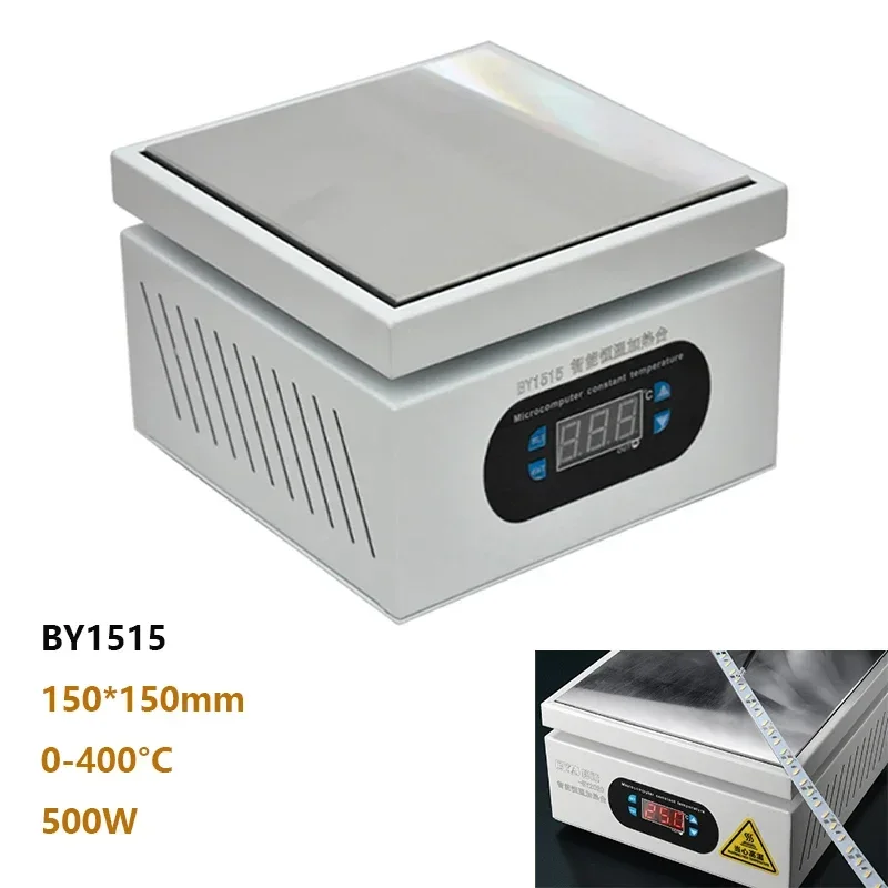 

Professional Electronic Heating Station with 150x150mm Preheating Platform up to 400℃ for BGA, PCB, SMD Repair