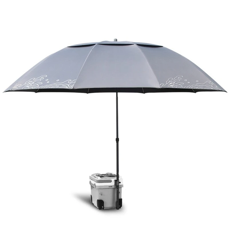 

Fishing umbrella vinyl thickened sun protection against rainstorm Fishing umbrella floor plug