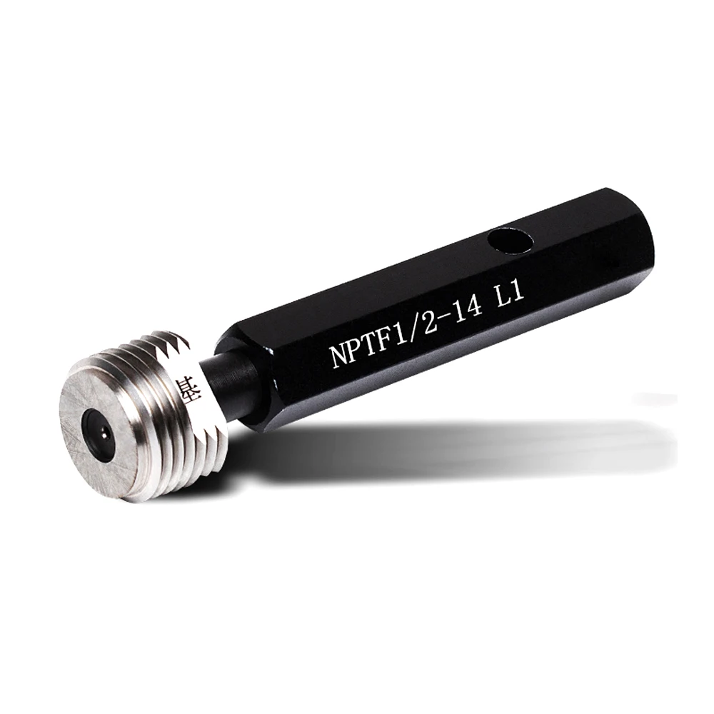 Imagem -03 - Americano Afilado Tubo Plug Gauge Conjunto 60 Graus Dryseal Tubulação Roscas Calibres Gage Nptf Nptf1 16 2