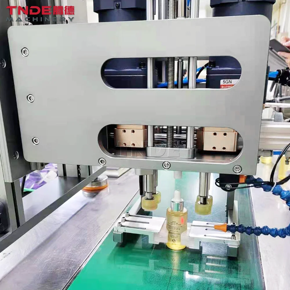 New Arrivals 2024 Products Automatic Desktop Bottle Cap Closing Machine Glass Plastic Bottle Lid Trigger Spray Capping Machine