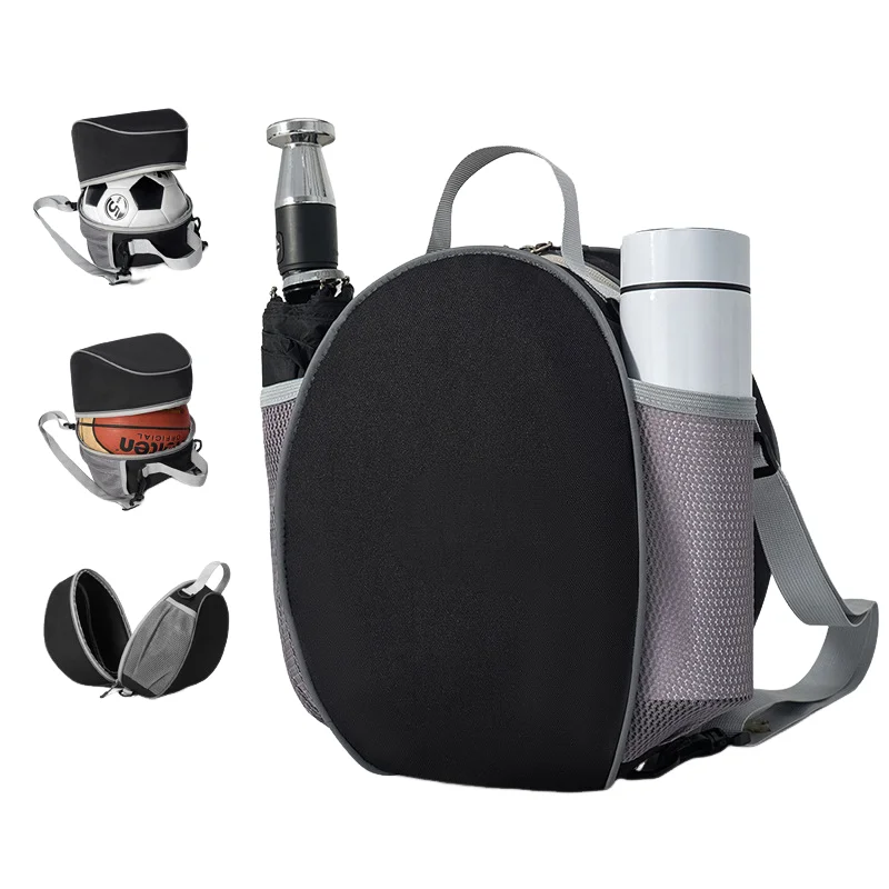 

No.4 Luminous Basketball Bag for Kids, Sports Training Backpack, Convertible Shoulder Crossbody Bag, Soccer Storage Backpack