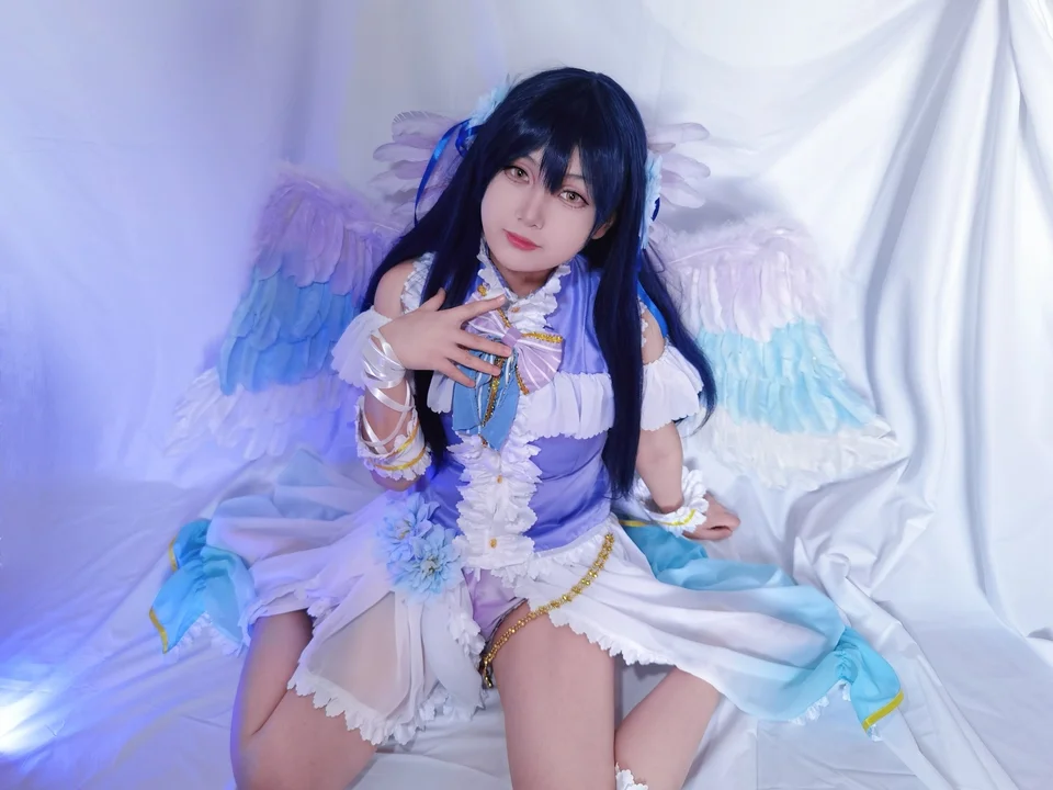 Kotori Minami Wings Love Live Cosplay Feather Angel Wings Photography Party Performance Props Anime Show  Accessories Multicolor