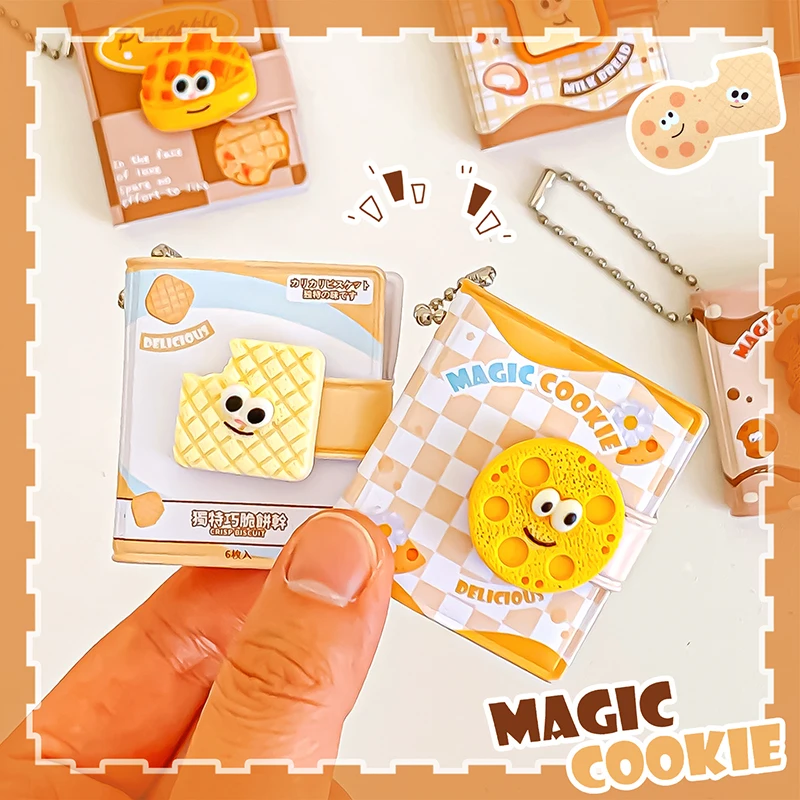 Imagem -04 - Mini Notebook Portátil para Crianças Coisas Bonitas Papelaria Kawaii de Volta ao Material Escolar Bloco de Notas Pequeno Cookie Diary Pendant Presente