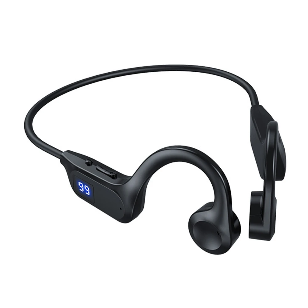 

Comfortable Hangers Bone Conduction Earphones Bluetooth-compatible Sport Ear-hook Wireless Waterproof Headsets