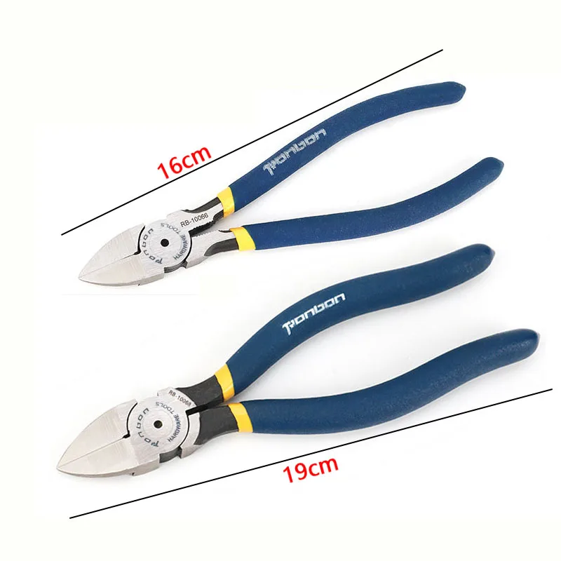 Diagonal Pliers Professional Wire Cutter 6/8 Inches Oblique Pliers Side Cutting Cable Burr Pliers Electrician Repair Hand Tools