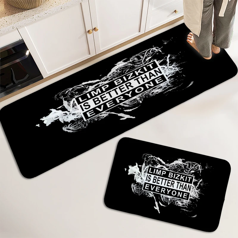 Bathroom Rug A-Limp Bizkits Aesthetic Room Decorating Items Washable Non-slip Kitchen Mats Carpet Entrance of House Entrance Mat