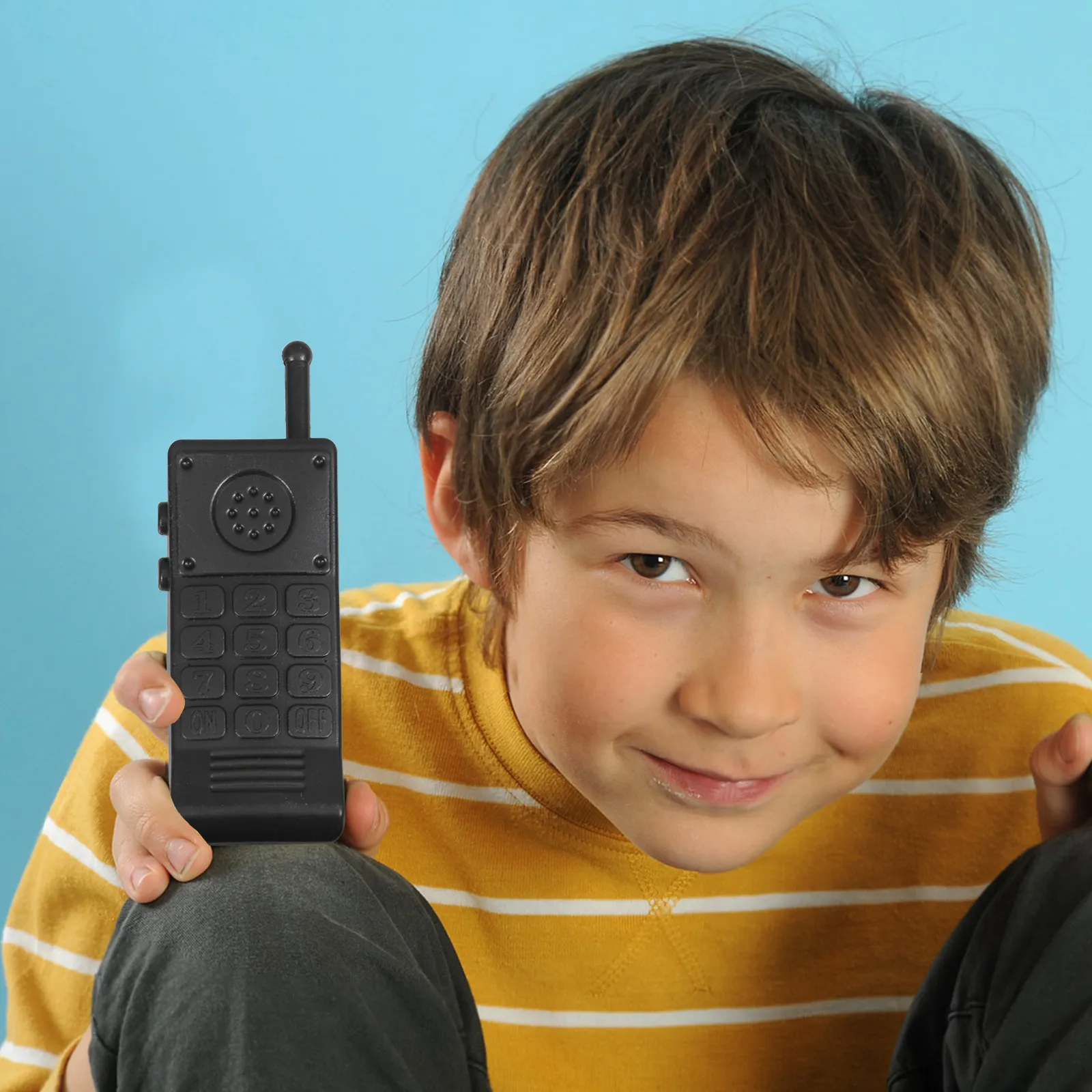 

4Pcs Kids Walkie Talkie Realistic Retro Style Number Keys Communication Tool for Preschool Learning Parent-Child Interactive Fun