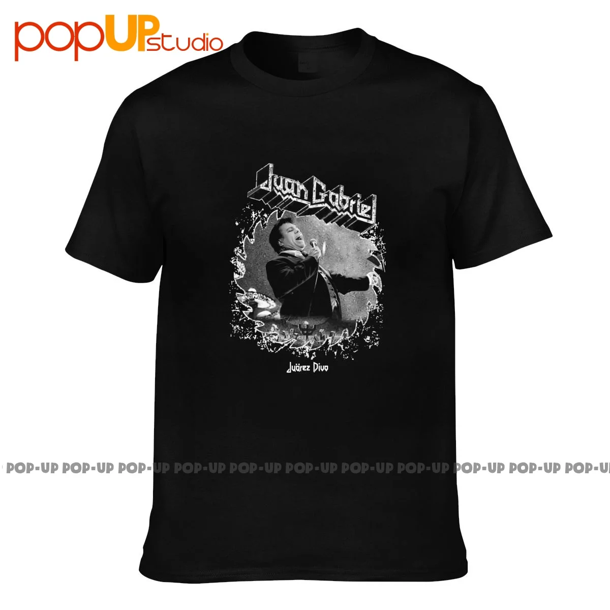 Juan Gabriel Divo De Juarez Judas Priest Metal Band T-shirt Tee Shirt Print Hot Deals