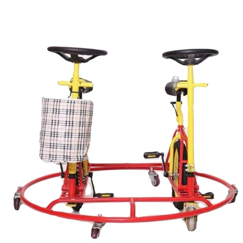 

Square rotating car Double rotating bicycle Ice and land dual-purpose bicycle Double couple parent-child ride