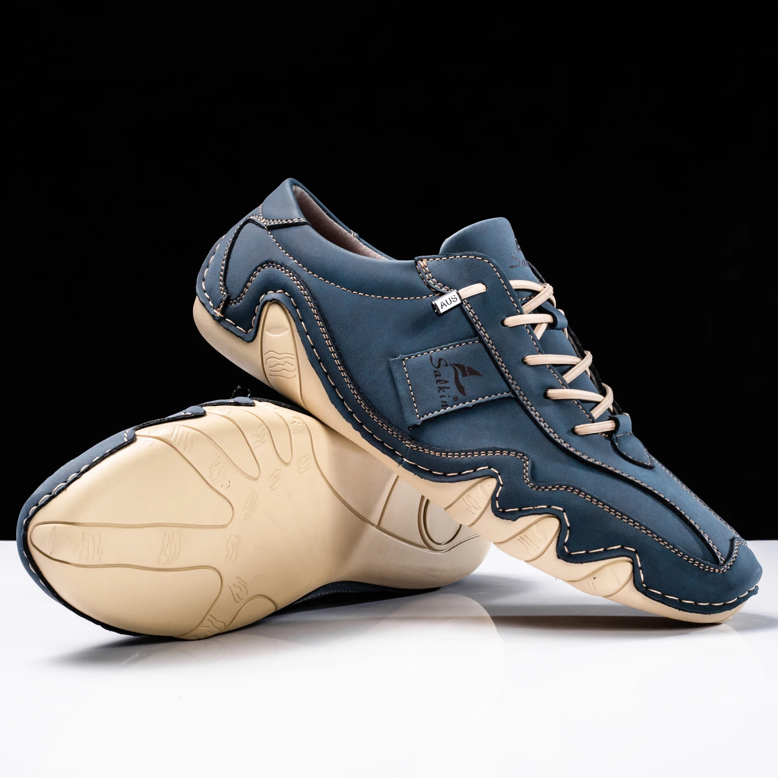 حجم كبير الخريف اليدوية للماء ومضادة للانزلاق أحذية رجالية عادية مع باطن لينة المألوف بلون أحذية رجالية الاتجاه #2