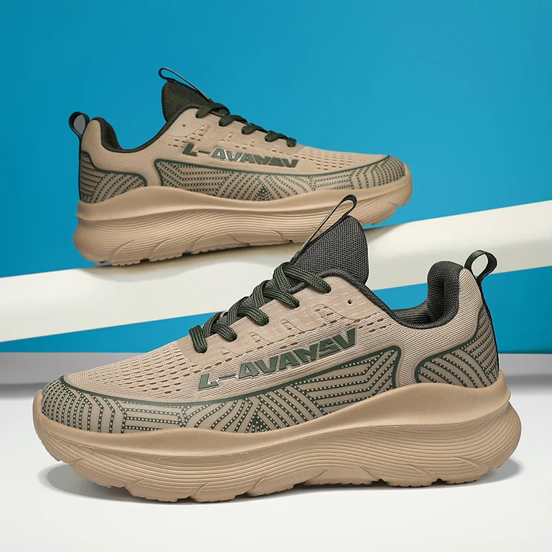 New Model Mens Durable Sneakers Lightweight Running Shoes for Men Breathable Non Slip Walking Shoes   Four Season Running Shoes