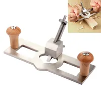 Woodworking Router Plane Handheld Adjustable Woodcraft Trimming Knife Depth Stop Planer Wood Chamfering Slottinge DIY Planer