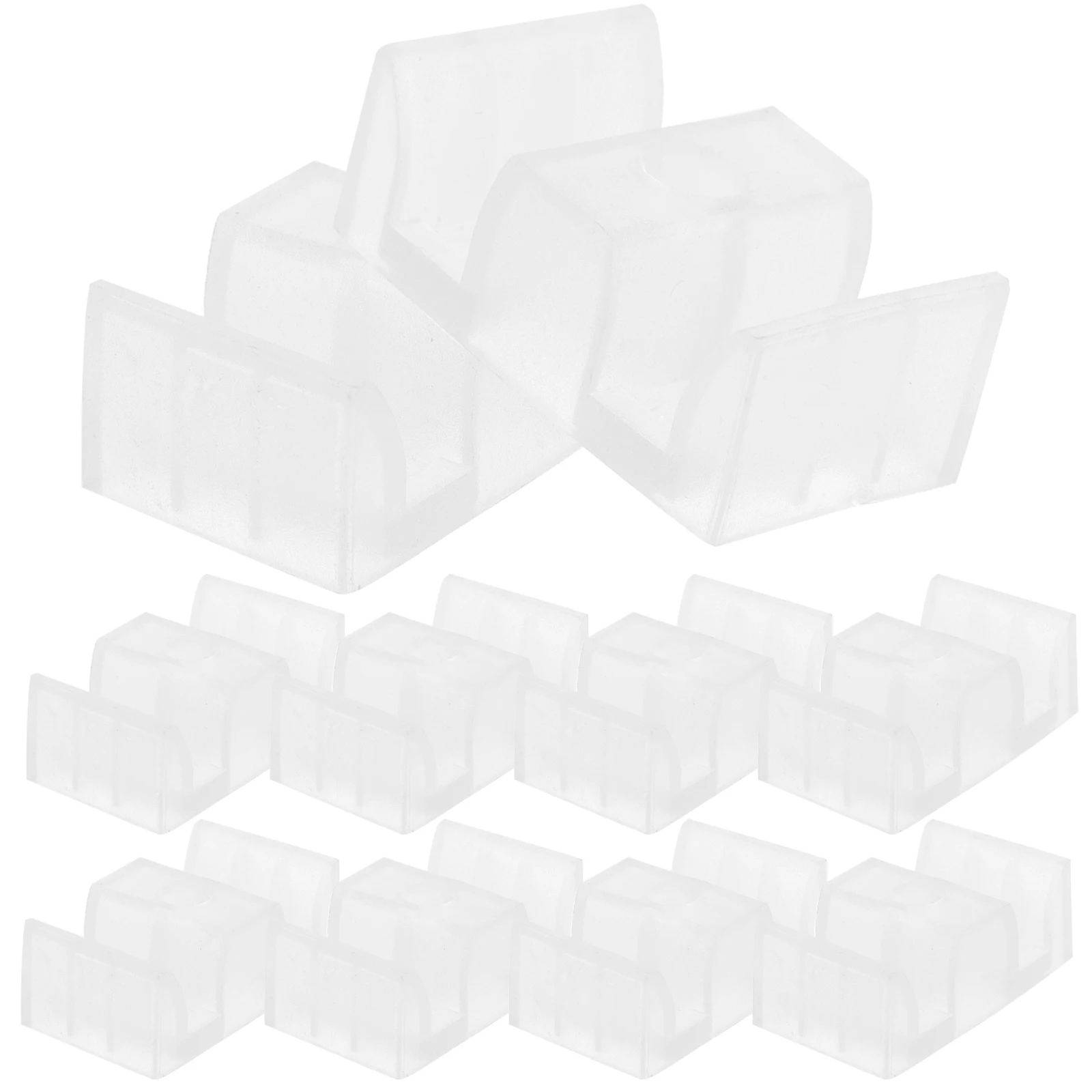 

10Pcs Shower Door Replacement Parts Plastic Bottom Guide for Sliding Doors Anti-Collision Bathroom Door Guides