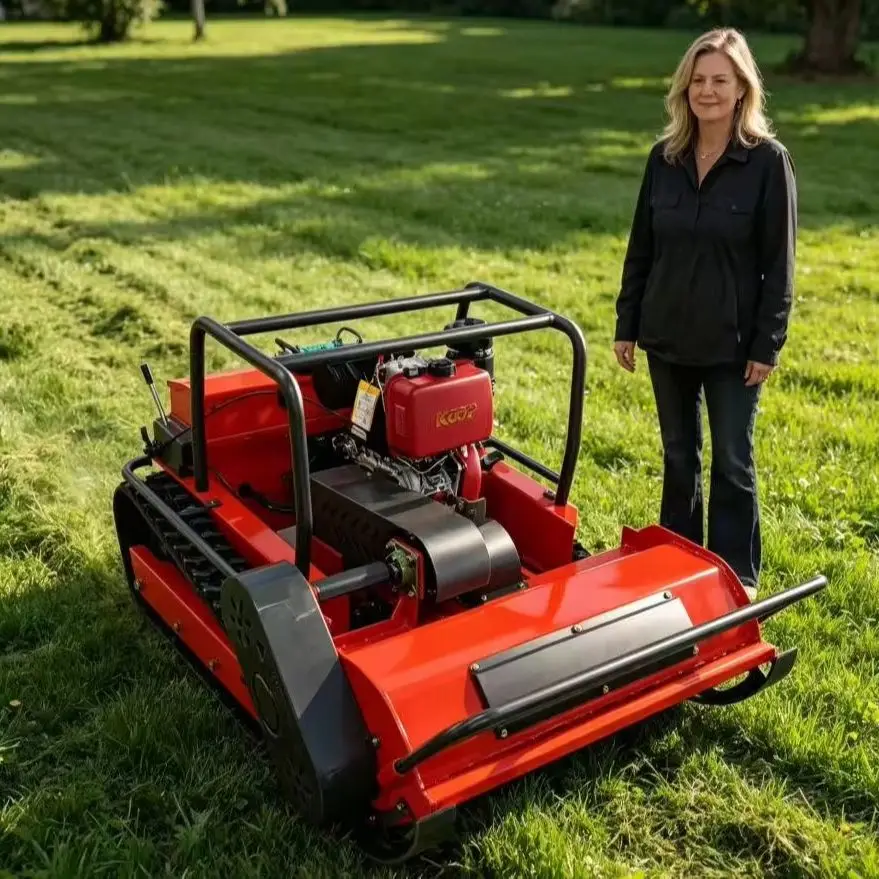 Cortadora de Césped Robótica Todoterreno de 800mm-1200mm con Control Remoto, Motor Diésel, para Agricultura, Certificación CE EPA, Personalizable