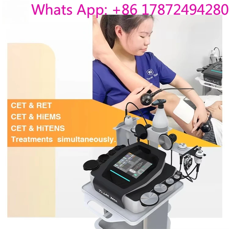 1000KHz Cet Ret Tecar Animal Diathermy Pain Relief Tecar Vet Physical Therapy Physio Tecar Physiotherapy Machine