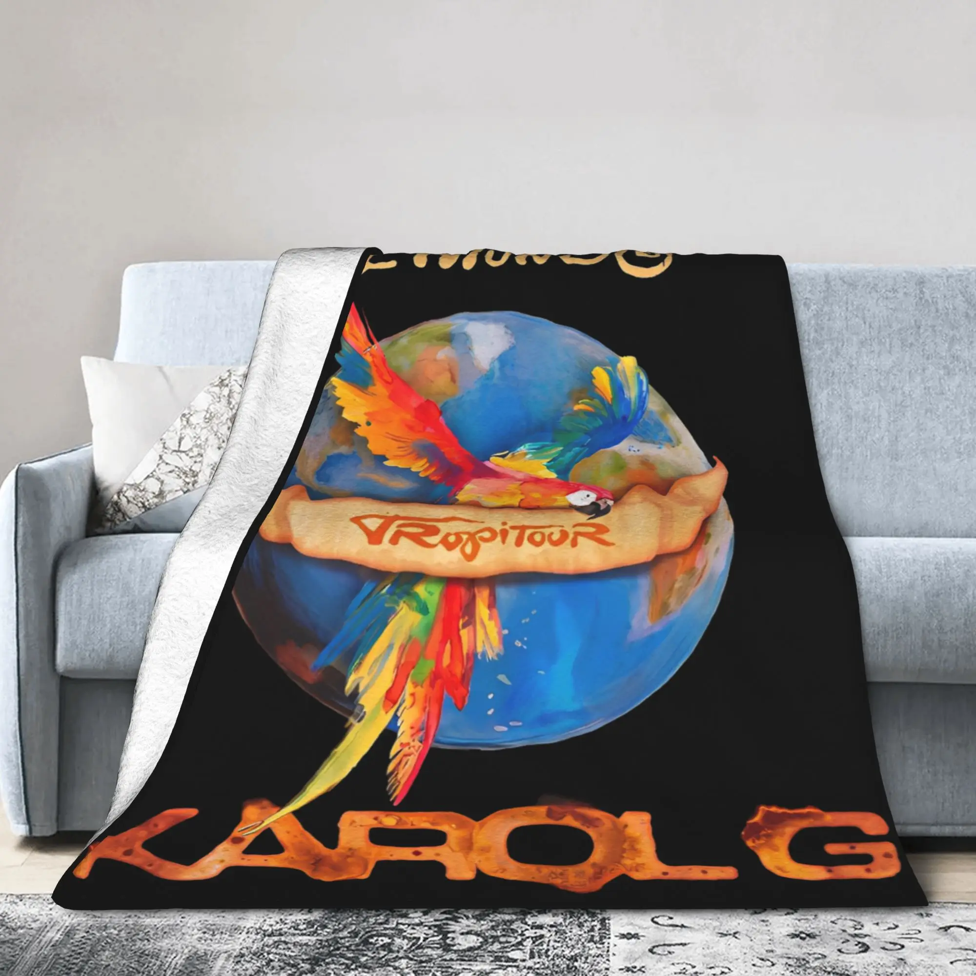No Me Arrepiento De Sentir Tanto Karols G NMADST  Blanket Super Soft Flannel Comfortable Gift  Throw Blankets Bedding Throws