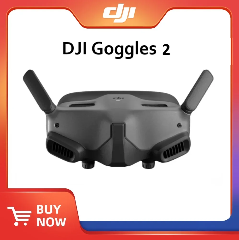 DJI Goggles 2 Wi-Fi Wireless Streaming Supporting DLNA Protocol 1080p/100fps Video Transmission with Latency as Low as 30 ms