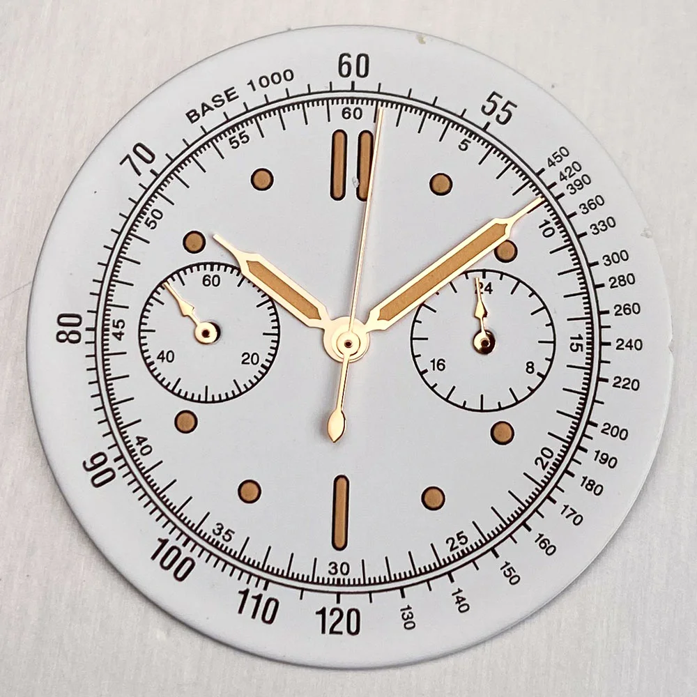 32mm Miyota OS20 Watch Dial Spare Parts MOD Replacements Fit for Quartz Movement Men's Watch Black White Silver Rose Gold Dials