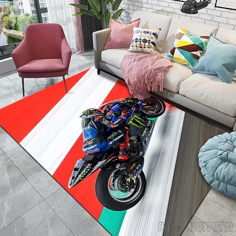 

Motorcycle No20 Pattern Rug Carpet for Living Room Bathroom Mat Creative Doormat Carpet for Bedroom Home Decor Sofa Mat