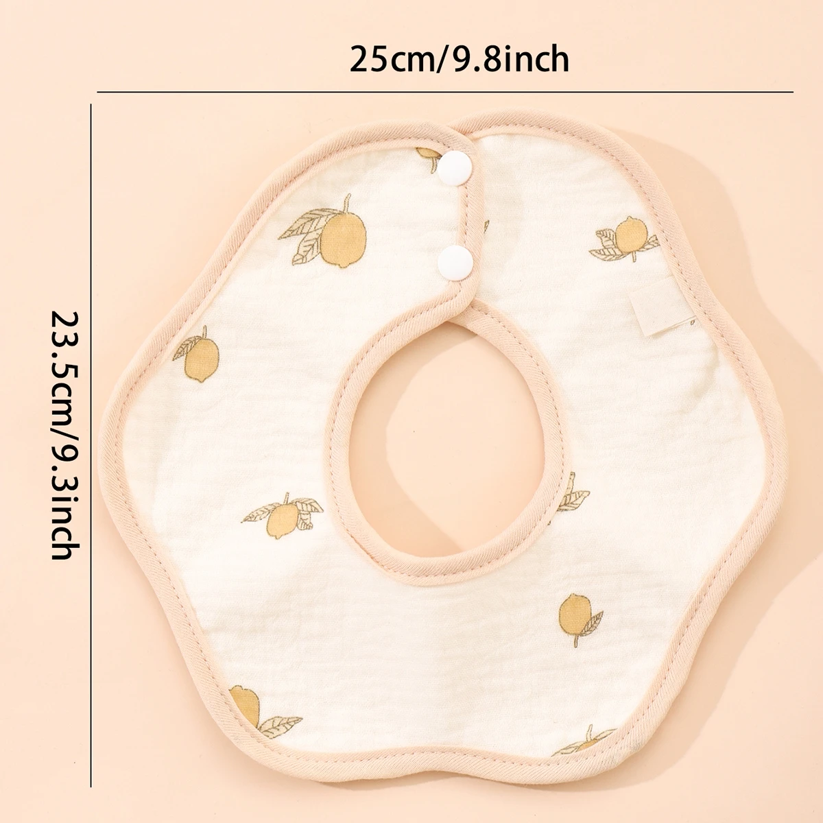 Waterproof Baby Feeding Bibs 360 Degree Petal Infants Cute Cotton Yarn Saliva Towel Newborn Toddler Soft Burp Cloth For Kids Bib