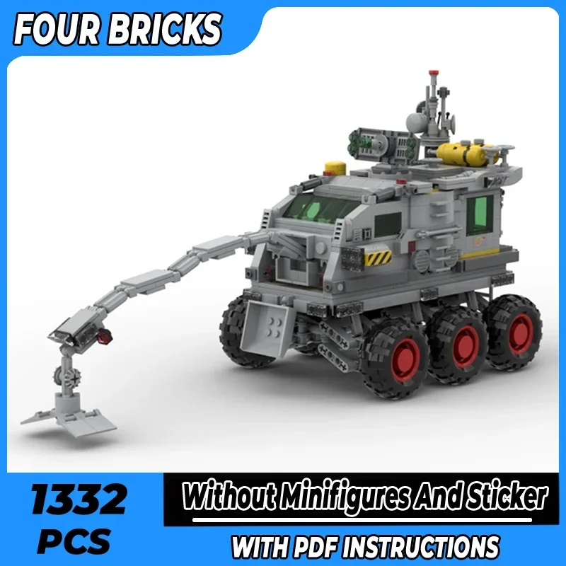 

Moc Building Bricks Military Model Mobile Lab Reimagined Technology Modular Blocks Gifts Toys For Children DIY Sets Assembly