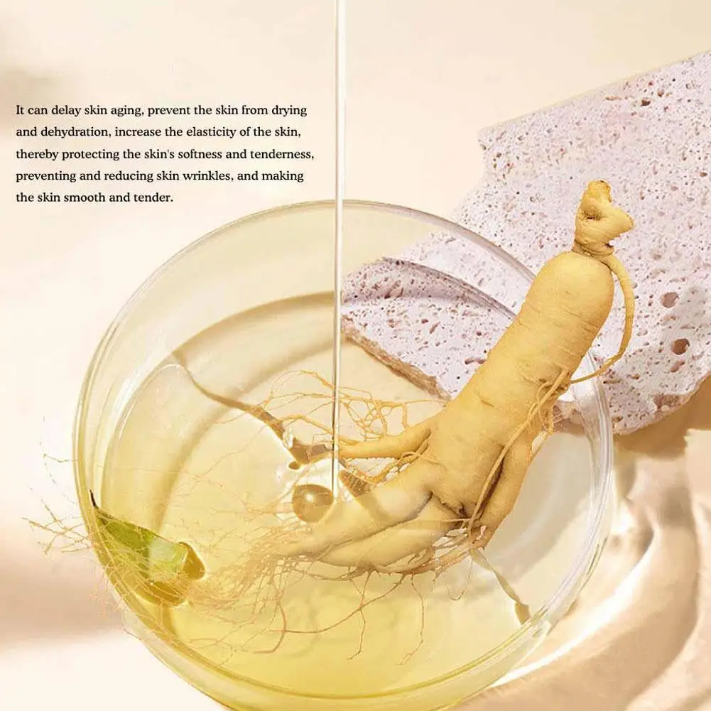 Ginseng-Polypeptid Anti-Aging-Serum Tiefenwirksames Feuchtigkeits- und Nährserum für das Gesicht Ginseng-Toner Hautpflege für Frauen – Detail 4