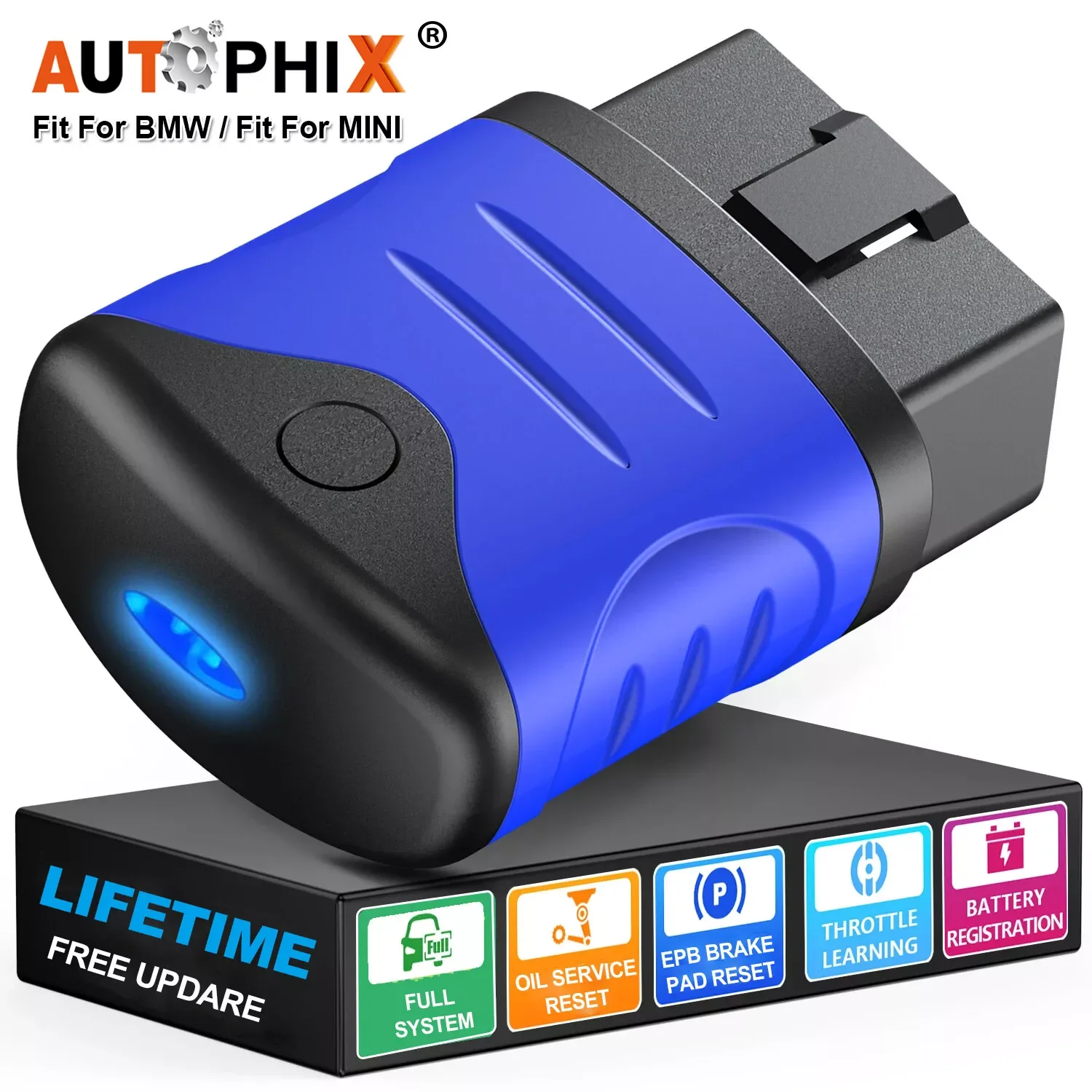 AUTOPHIX 3910 Bluetooth OBD2 Scanner Full Systems Diagnostic Tool Battery Registration EPB Oil Code Reader Fit For BMW