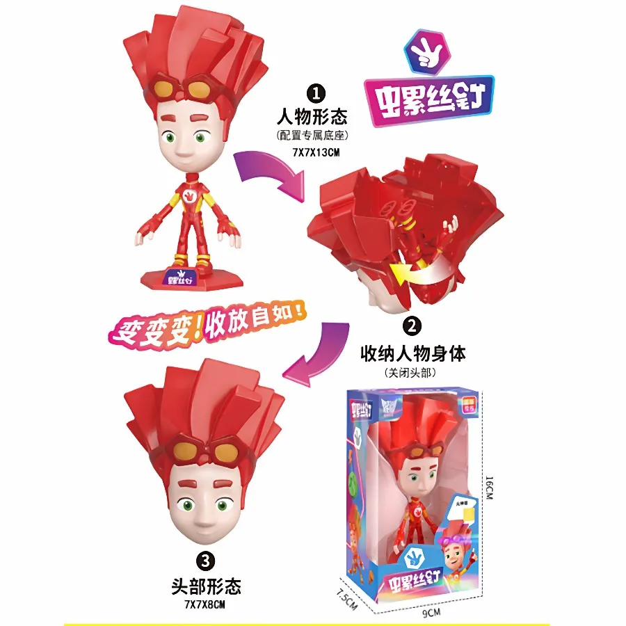 Genuíno a família fixies kawaii nora nolik gus nina transformando brinquedo figuras de ação decoração desktop presente aniversário brinquedos na moda