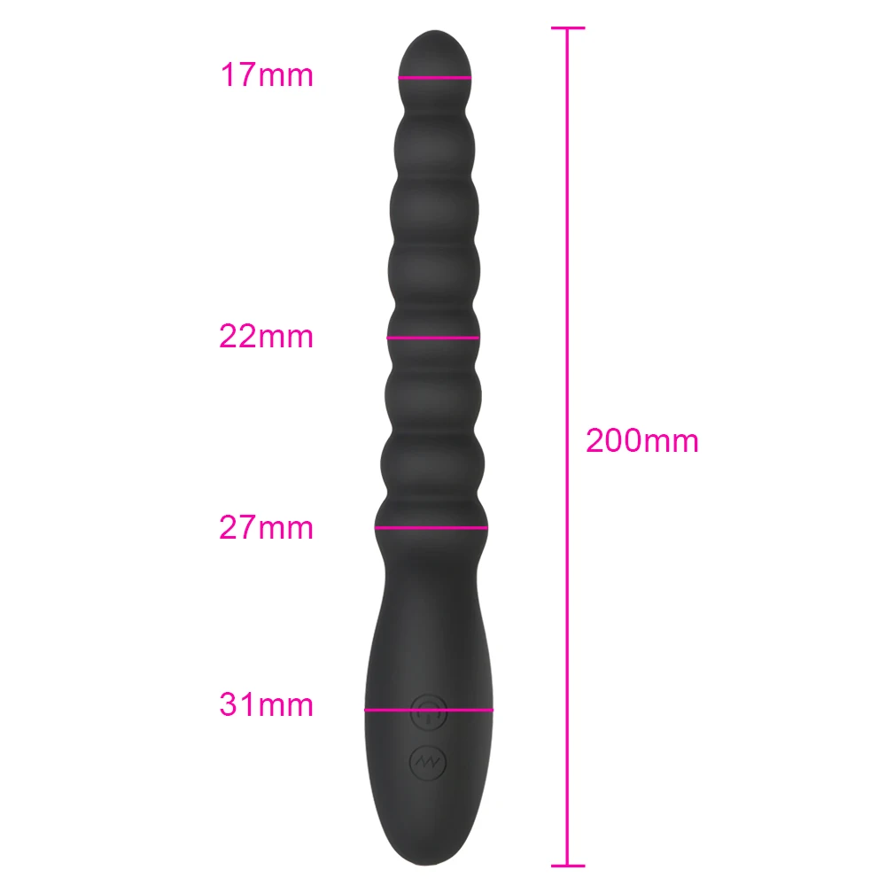 10 Speed Anus Beads Vibrator Anal Plug Prostatic Massager G-spot Stimulator Sex Toys For Women Men Couples