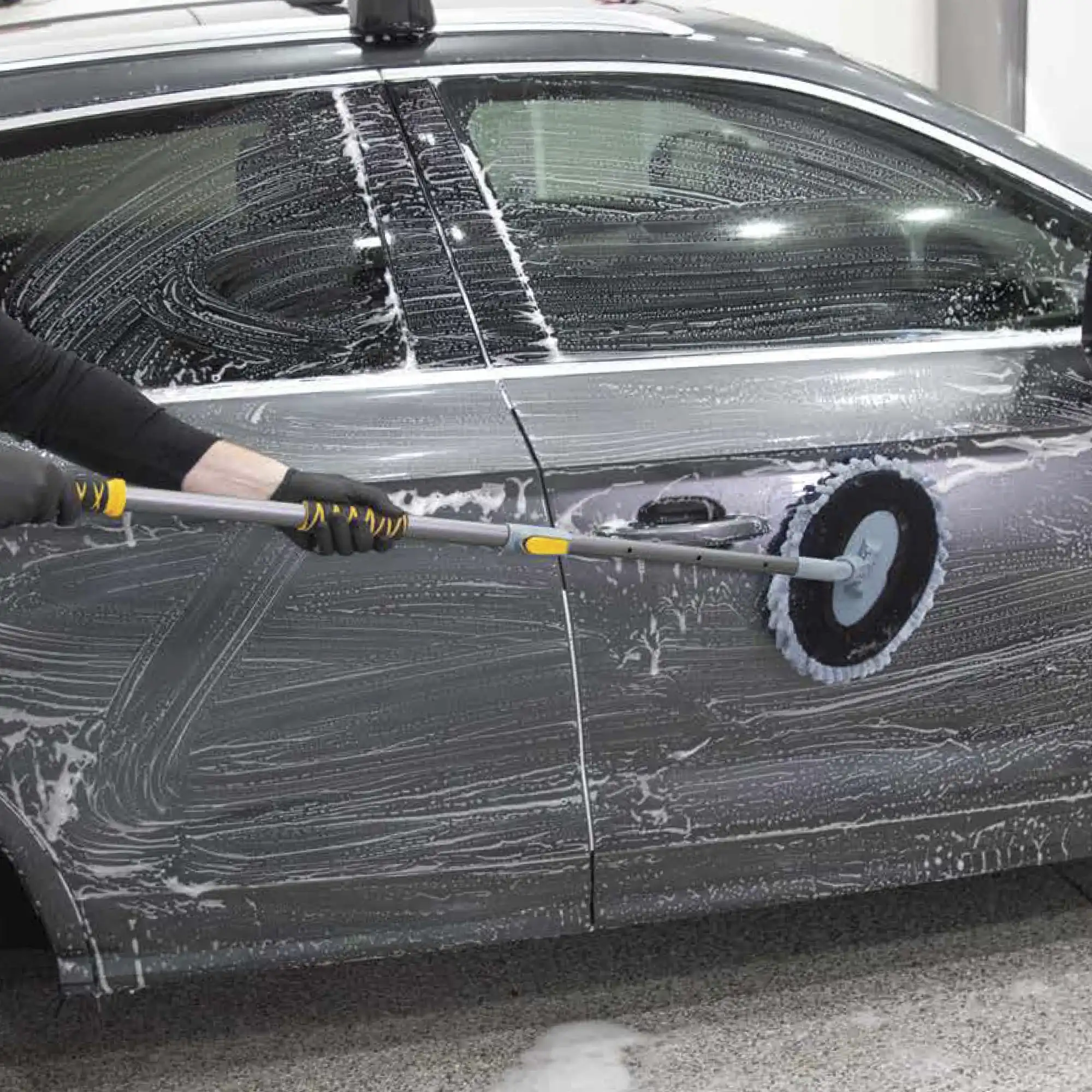 

Xl Car Washing Microfiber Mop, Extends to 48"