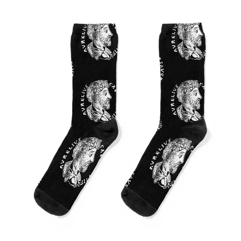 

Marcus Aurelius Ancient Roman Coin Socks Stockings happy luxe gifts Socks Girl Men's crazy anti-slip luxe Socks Men Women's