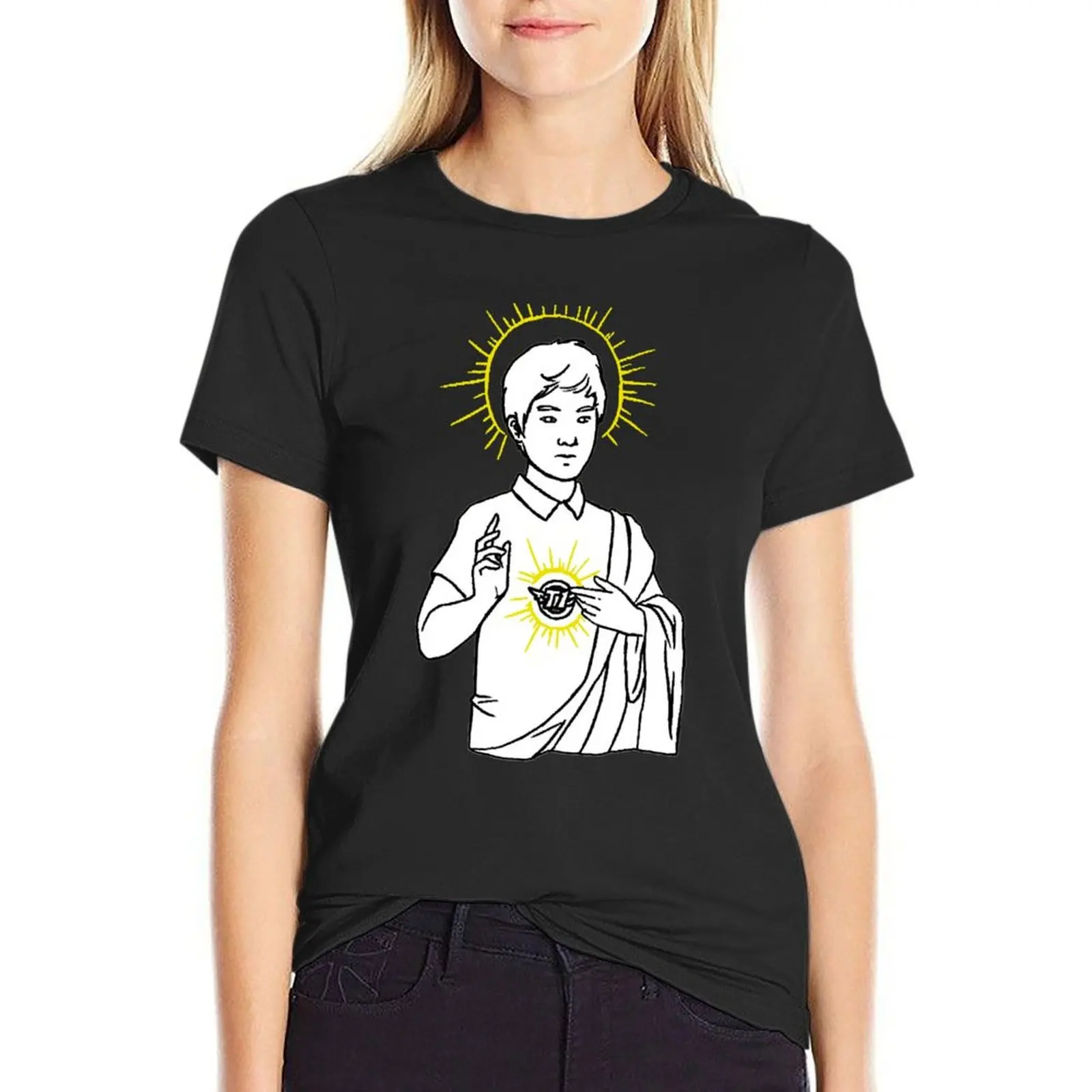 

Faker is God T-Shirt blanks korean fashion quick-drying cute t-shirts for Women