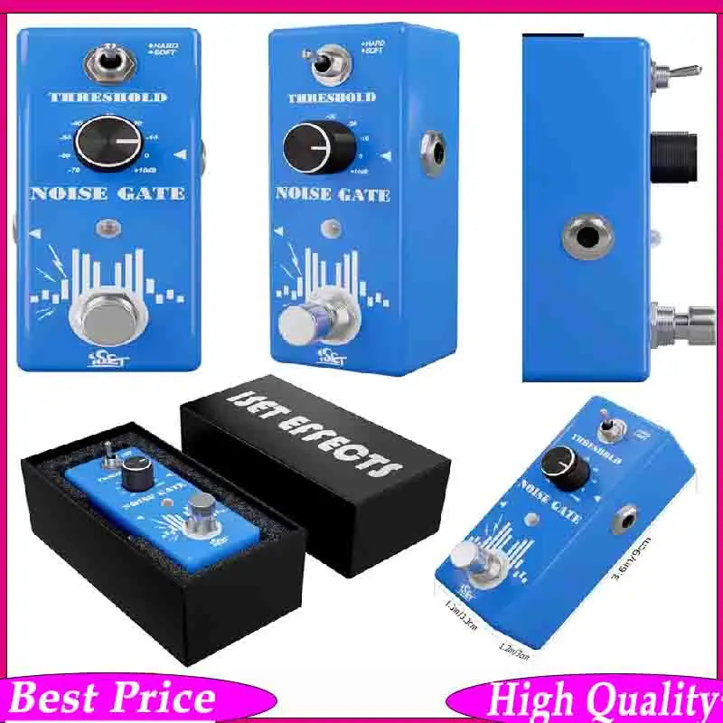 

Гитарная педаль эффектов ISET PD-1 Noise Gate: шумоподавитель, устранитель шума, педаль эффектов для электрогитары, запчасти для гитар