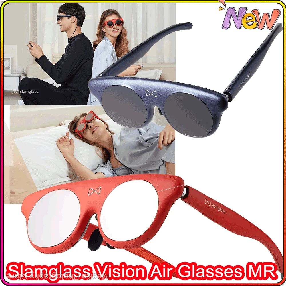 Slamglass Vision Air MR VR Smart Glasses Fov 50 Screen Private Cinema MR Viewing For Watching Film Game 183 inch screen