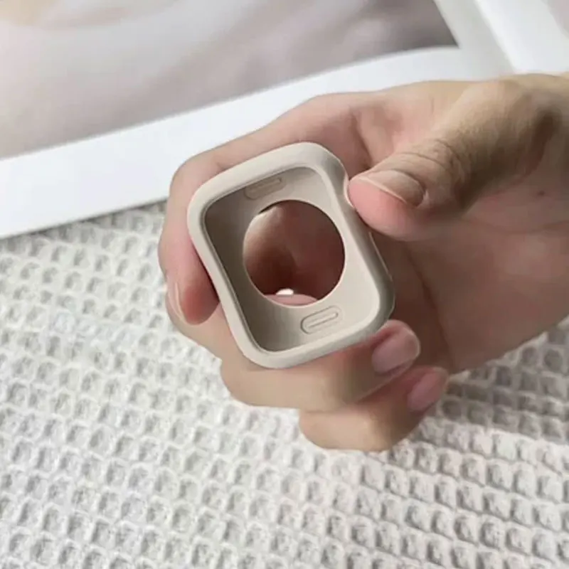 Silikonhülle für Apple Watch 11-10 46mm 42/38/40/44/41/45mm Zubehör Stoßfänger-Schutzabdeckung iWatch Series 9 8 7 6 5 4 3 SE